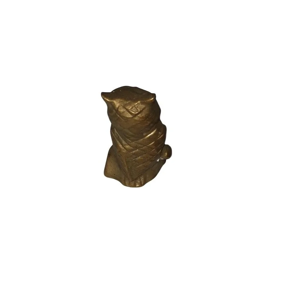 Vintage Brass Owl Figurine Home‎ Decor Collectible